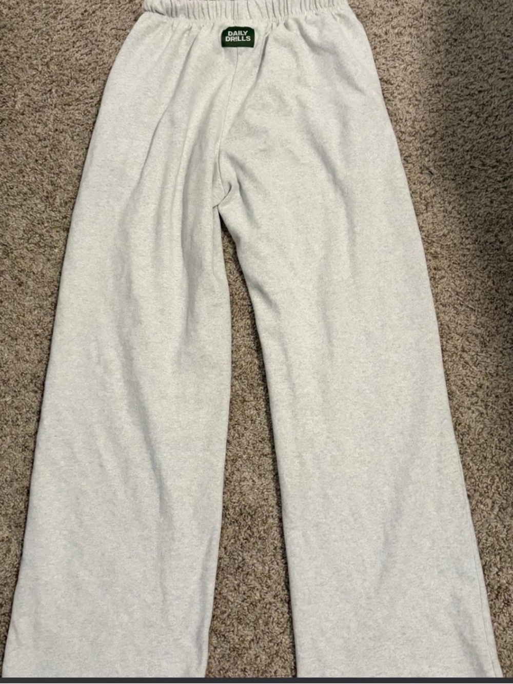 Daily Drills Light Heather Gray fleece sweats